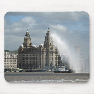 Tapis De Souris Bâtiment de foie Liverpool - Mousepad