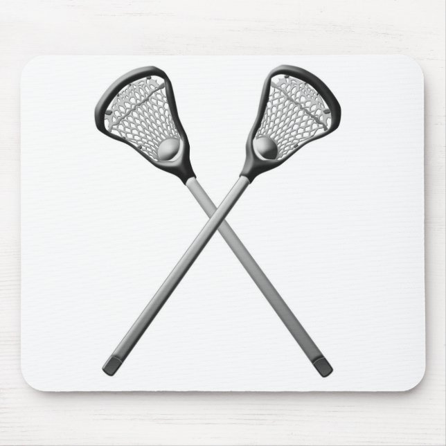 Tapis De Souris Bâtons de lacrosse (Devant)