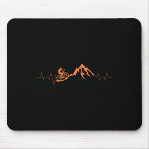 Tapis De Souris Battement de cœur de VTT Cadeau de battement de cœ