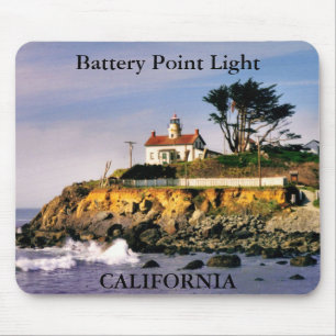 Tapis De Souris Battery Point Light, California Mousepad