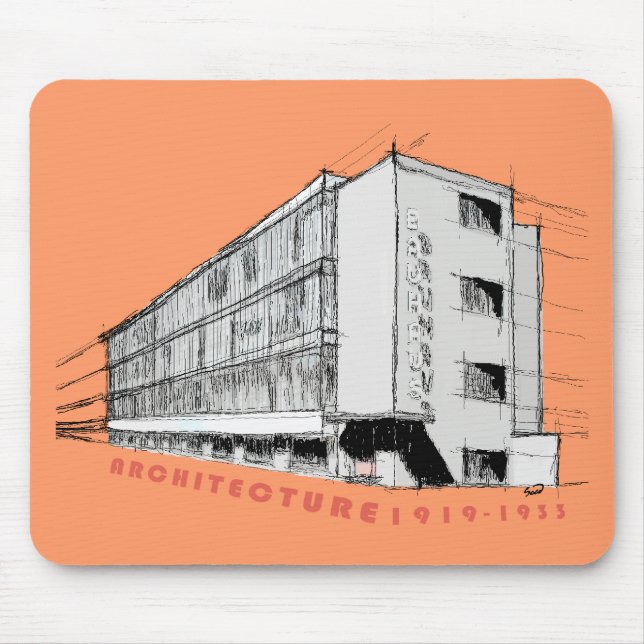 TAPIS DE SOURIS BAUHAUS (Devant)