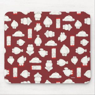 Tapis De Souris Baymax et Mochi Motif rouge