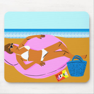 Tapis De Souris Beachy Keen - rose