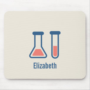 Tapis De Souris Beaker & Test Tube Science Themed