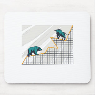 Tapis De Souris Bear and Bull - Market Chart