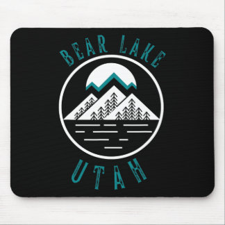 Tapis De Souris Bear Lake Utah Montagne Ski Hiking Pêche Bateau