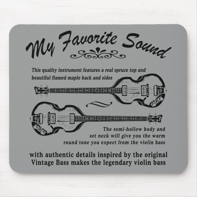 Tapis De Souris BEATLEBASS Mousepad (Devant)
