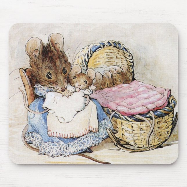 Tapis De Souris Beatrix Potter, Hunca Munca, Mère souris (Devant)