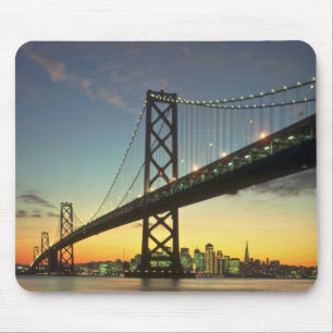Tapis De Souris Beau coucher du soleil : Pont de baie, San