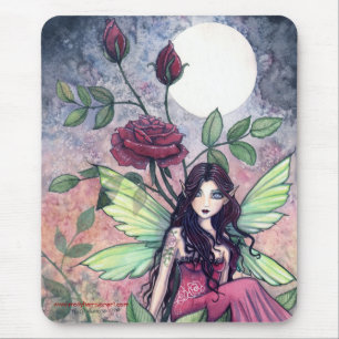 Tapis De Souris Beau Rose gothique Mousepad par Molly Harrison