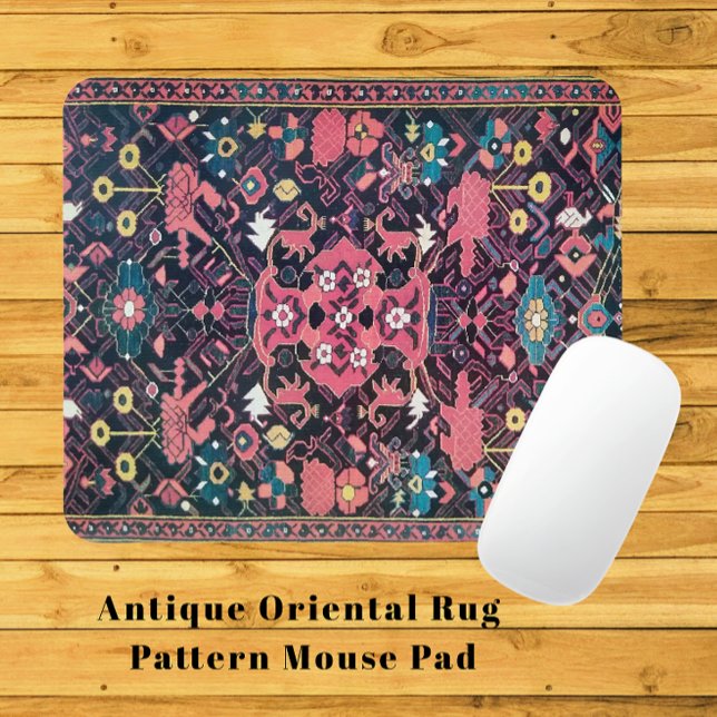 Tapis De Souris Beau Vase Motif Antique Perse Oriental (Handsome Vintage Design Mouse Pad)