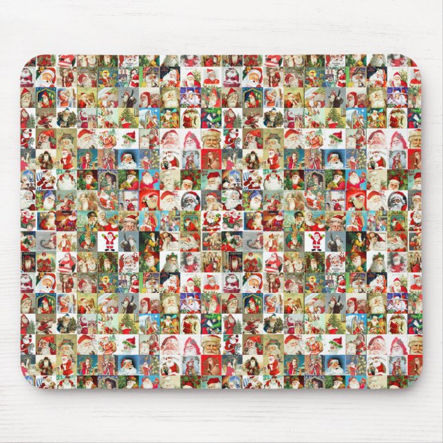 Tapis De Souris Beaucoup de Santas (Devant)
