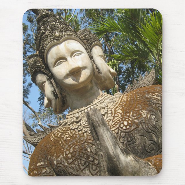Tapis De Souris Beaucoup Face Wai ... Nong Khai, Isaan, Thaïlande (Devant)