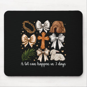 Tapis De Souris Beaucoup Peuvent Se Passer En 3 Jours Pâques Bow C