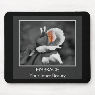 Tapis De Souris Beauté intérieure Rosebud Motivational Mousepad