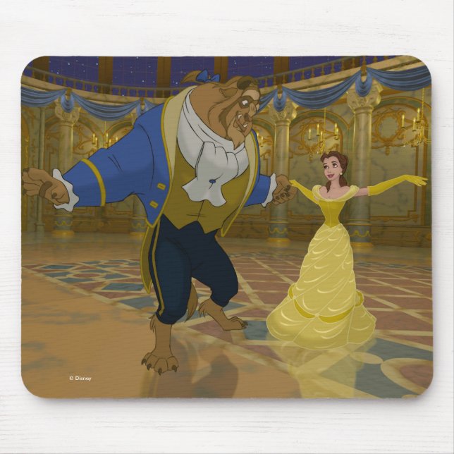 Tapis De Souris Beauté & La Bête | Danse dans la salle de bal (Devant)