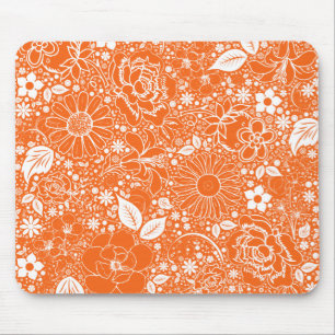 Tapis De Souris Beautés botaniques Orange
