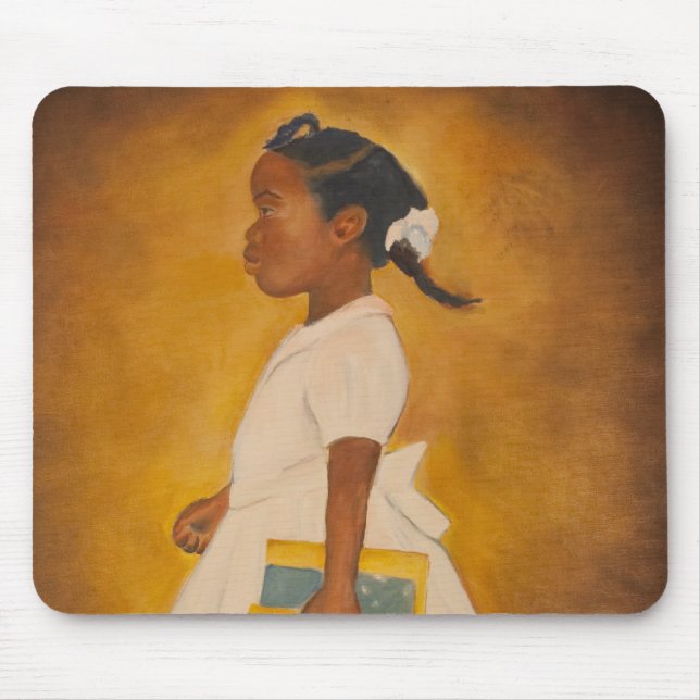 Tapis De Souris Beaux-arts d'Afro-américain (Devant)