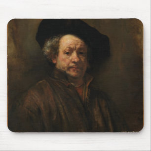 Tapis De Souris Beaux-arts de l'autoportrait de Rembrandt Van Rijn