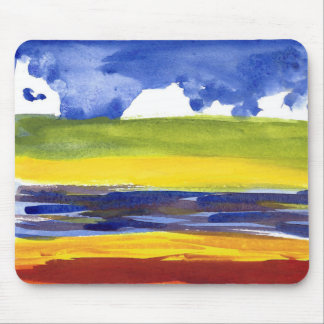 Tapis De Souris Beaux-arts Mousepad d'aquarelle de style d'Éric