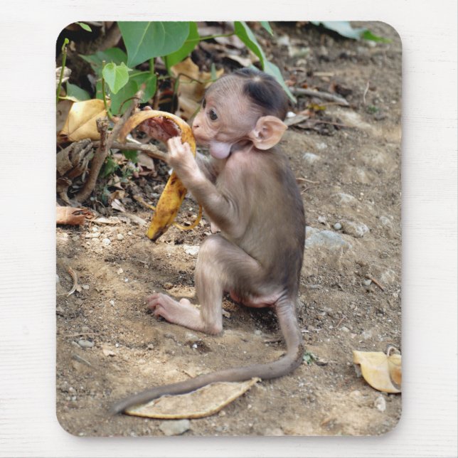 Tapis De Souris Bébé singe (Devant)