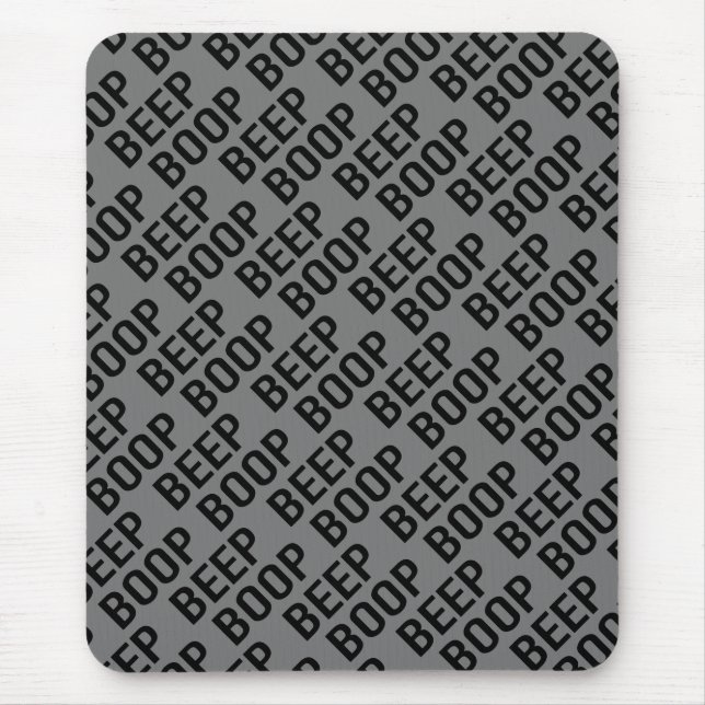 Tapis De Souris Beep Boop, Es-tu un robot ? -Tapis de souris (Devant)