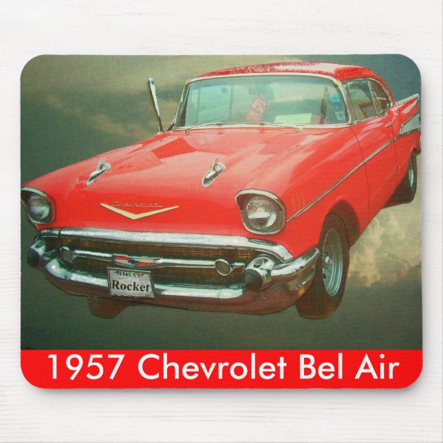Tapis De Souris Bel Air 1957 de Chevy (Devant)