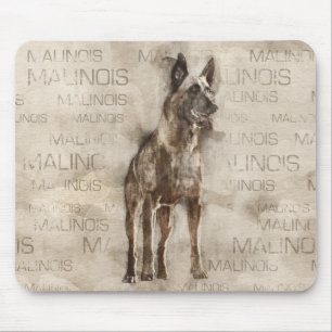 Tapis De Souris Belge Malinois - Mechelaar - Maligator