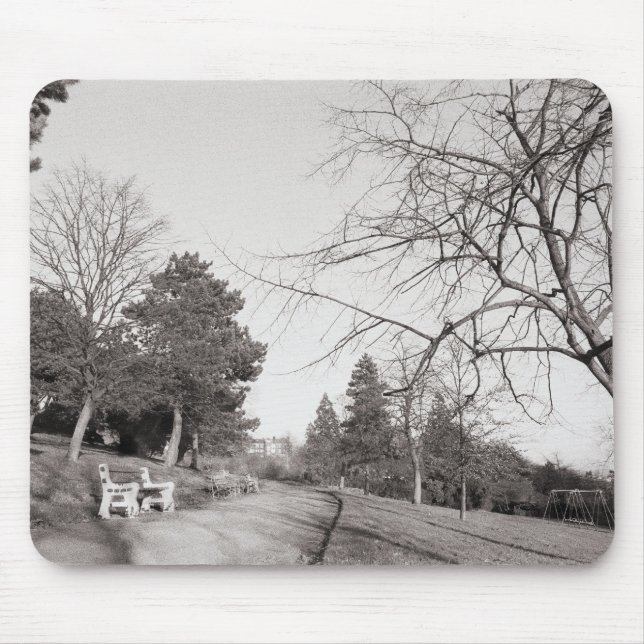 Tapis De Souris Bell Vue Park, Newport, lun (déc. 1977) (Devant)