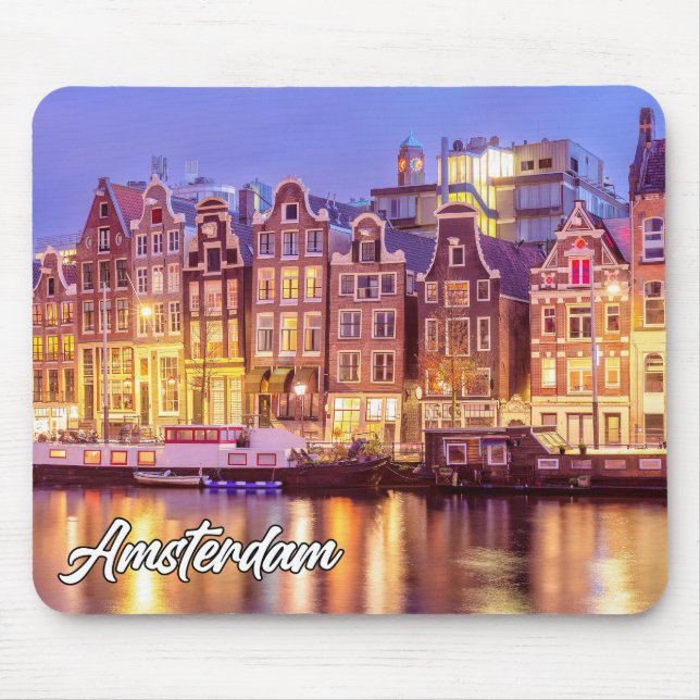 Tapis De Souris Belle Amsterdam, Pays-Bas (Devant)