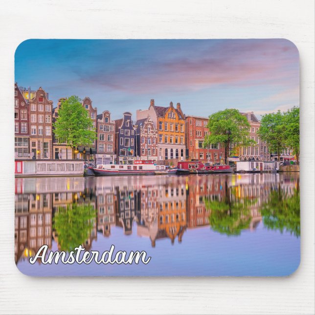 Tapis De Souris Belle Amsterdam, Pays-Bas (Devant)