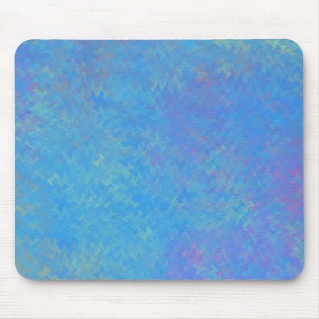 Tapis De Souris Belle apparence de papier marbré bleu (Devant)
