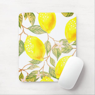 Tapis De Souris Belle aquarelle design citron