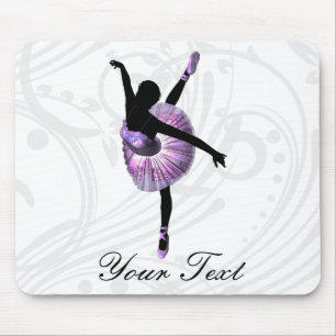 Tapis De Souris Belle Ballerina en violet