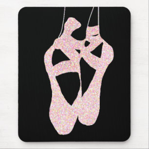 Tapis De Souris Belle Chaussures En Pointe Ballet Mousepad