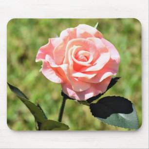 Tapis De Souris Belle Fleur rose Parfaite