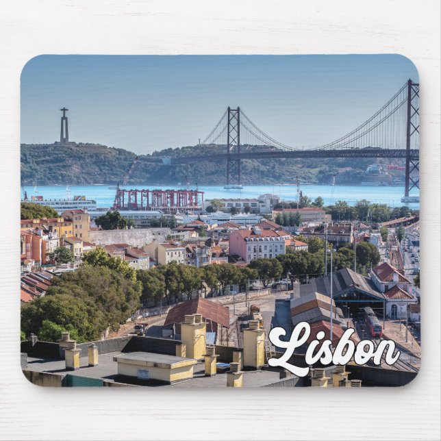 Tapis De Souris Belle Lisbonne, Portugal (Devant)