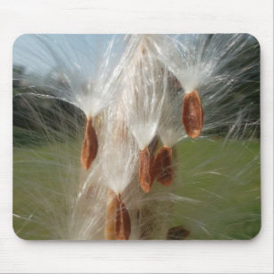 Tapis De Souris Belle Magie Milkweed : Une conception de vol Skywa