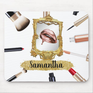 Tapis De Souris Belle maquillage Beauté Élégant Chic Personnalisé
