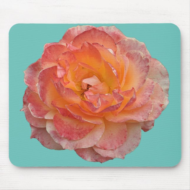 Tapis De Souris Belle pivoine orange (Devant)