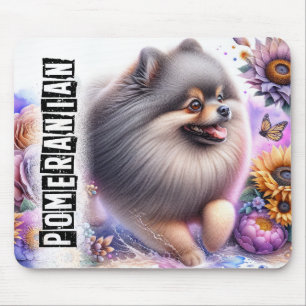 Tapis De Souris Belle race de chiens//Chien de Poméranie