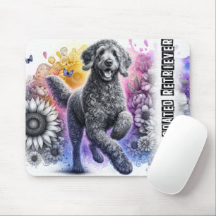 Tapis De Souris Belle race de chiens / Retriever à couche boueuse 