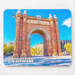 Tapis De Souris Belle Ville De Barcelone, Espagne
