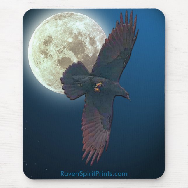 Tapis De Souris BELLES Cadeaux RAVEN (Devant)