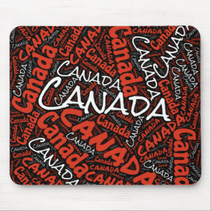 Tapis De Souris Belles couleurs du drapeau du Canada Patriotique