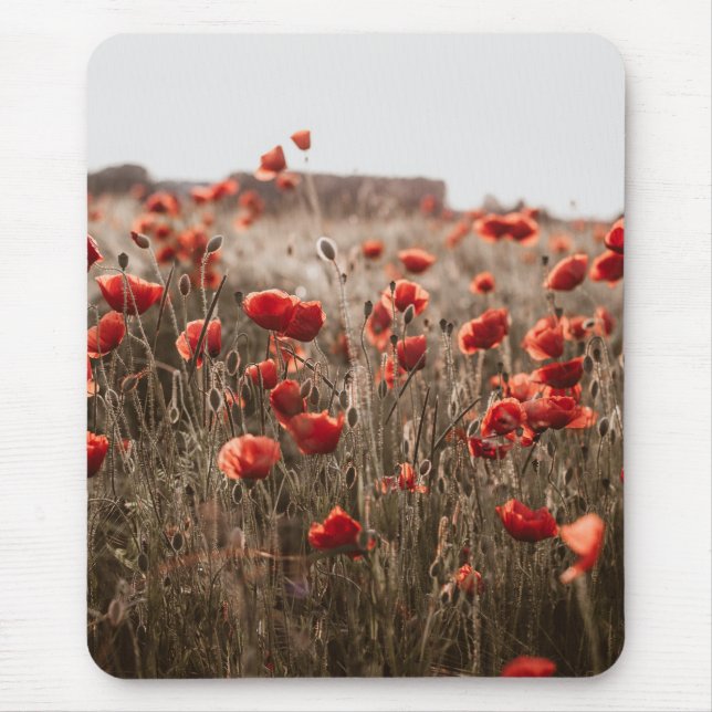 Tapis De Souris belles fleurs de coquelicot (Devant)