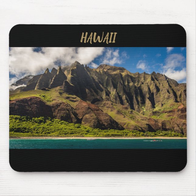 Tapis De Souris Belles monts Hawaii (Devant)