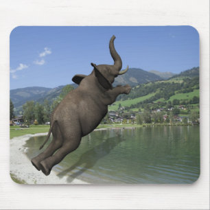 Tapis De Souris Belly Flop Elephant
