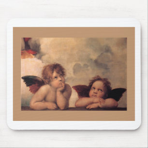 Tapis De Souris Bénédiction de foi de Raphael de foi d'ange