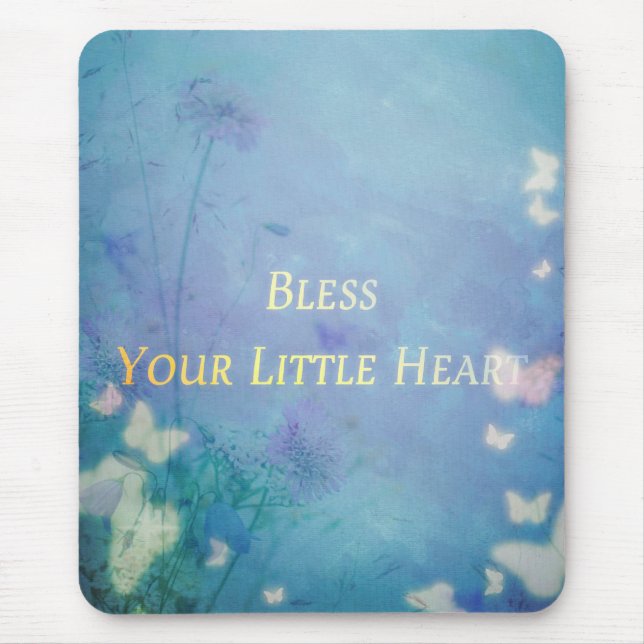 Tapis De Souris Bénissez votre petit coeur (Devant)